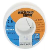 Припой в проволоке MECHANIC HX-T100 диаметр 0.5мм 55грамм c флюсом