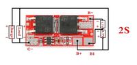 Плата защиты / зарядное устройство BMS 8650 Li-Ion 2 S