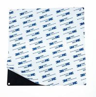 Скотч двусторонний в листах 210х150x0,3 мм (черный)