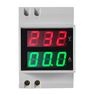 DIN рейка цифровой ампервольтметр АС 80-300V 100A  