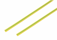Трубка термоусаживаемая  4,0/2,0мм, желто-зеленая, 1 шт. по 1м REXANT