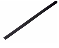  Трубка термоусаживаемая  9,0/4,5мм, черная, 1 шт. по 1м REXANT