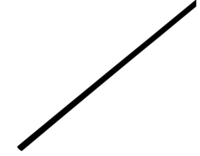  Трубка термоусаживаемая  6,0/3,0мм, черная, 1 шт. по 1м REXANT