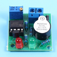 Звуковой и световой сигнализатор разряда аккумулятора 12V 